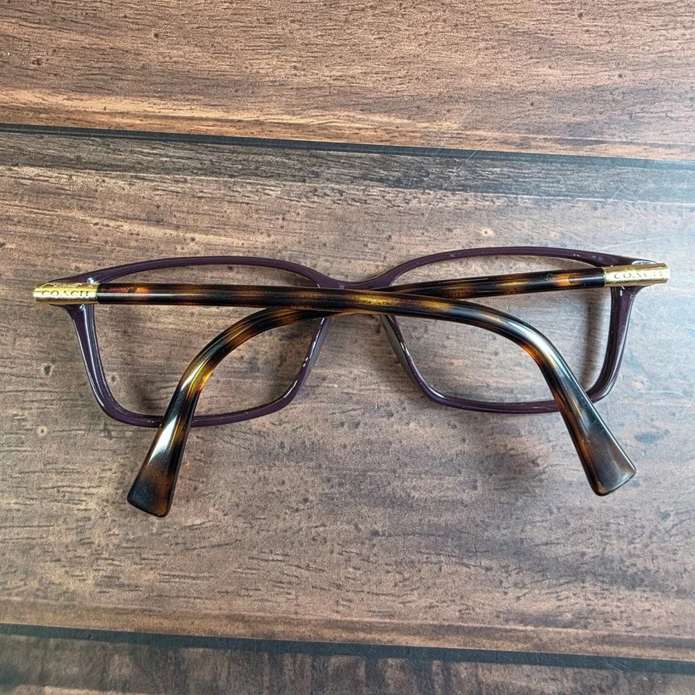 Coach HC 6077 5335 Purple Dark Tortoise Eyeglasses Women's53-15-135‎ FRAMES ONLY